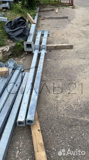 Опоры освещения оцинкованные