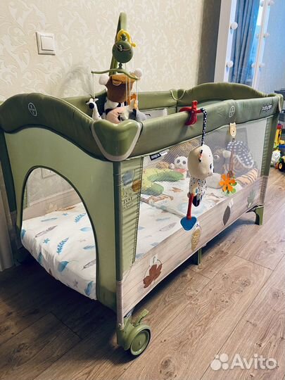Манеж-кровать Babyton Dreamy Green P610