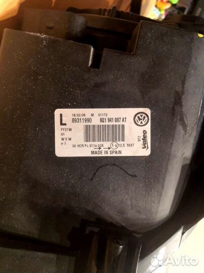 Фара volkswagen polo 2008 оригинал