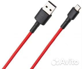 Кабель Xiaomi Mi Braided USB - USB Type-C 1 м Red
