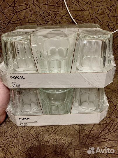 Стаканы IKEA pokal. Новые. Ориг