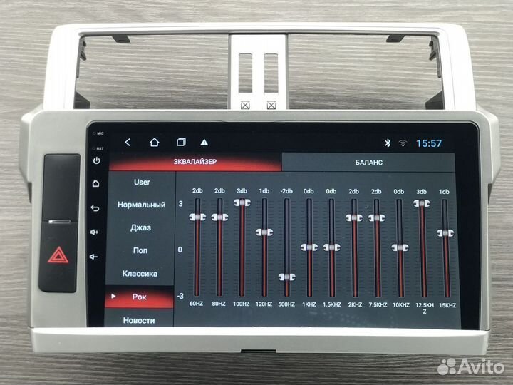 Магнитола TopWay TS7 на Toyota Prado 150