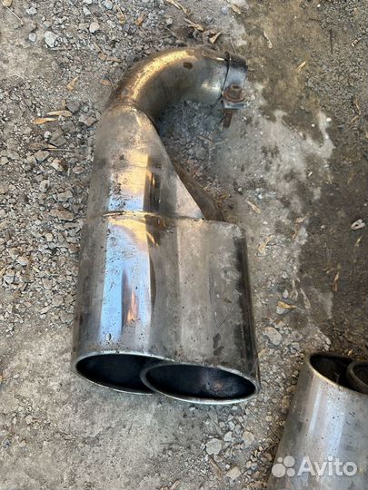 Насадки на глушитель porsche cayenne