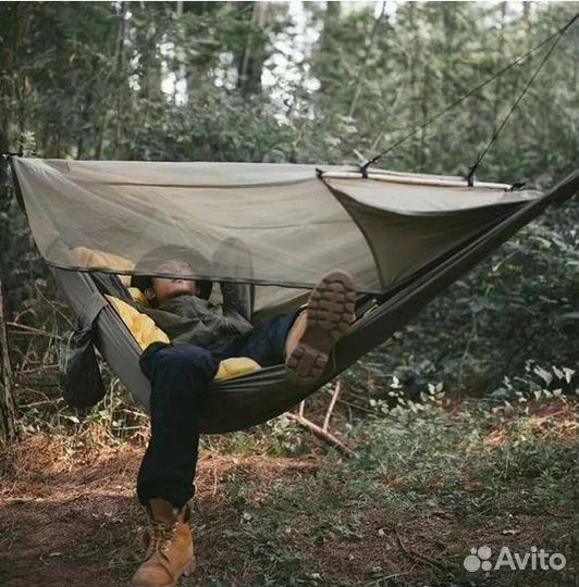 Новый Гамак Naturehike DC-C04 Green и Brown