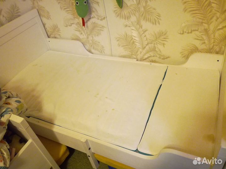 Детская растущая кровать IKEA с матрасом