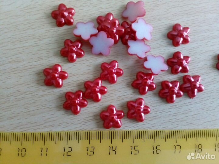 Кабошоны, полубусины, в ассортименте, уп. 100 шт