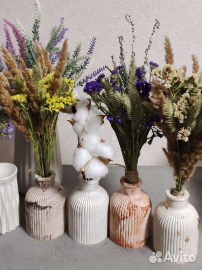 Букетики из сухоцветов