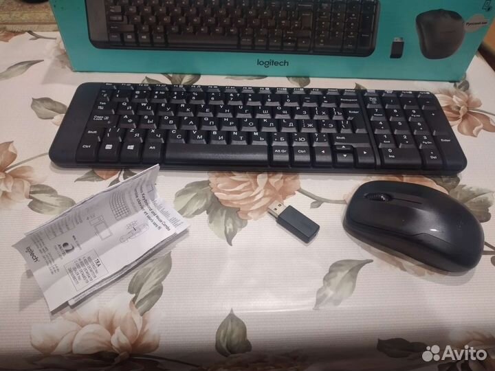 Беспроводной комплект: компьютер и мышь