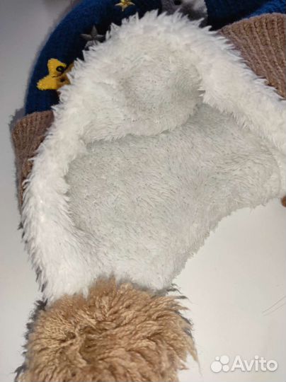 Комплект шапка/шарф б/у