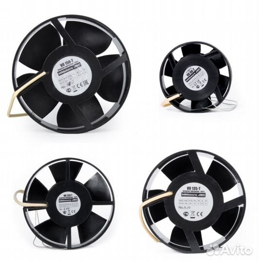 Канальный жаростойкий вентилятор Mmotors BO 90 T