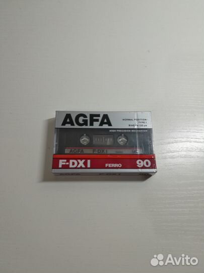 Аудиокассета agfa F-DXI ferro 90 новая