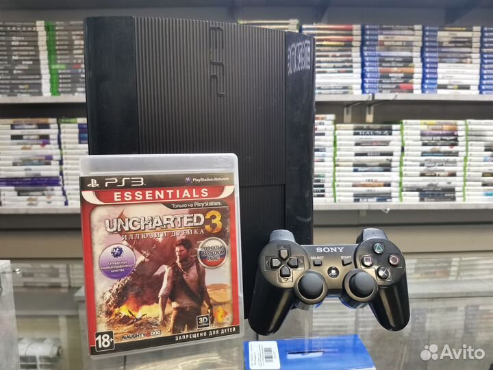 Sony playstation 3 Super Slim 500 gb + Uncharted 3