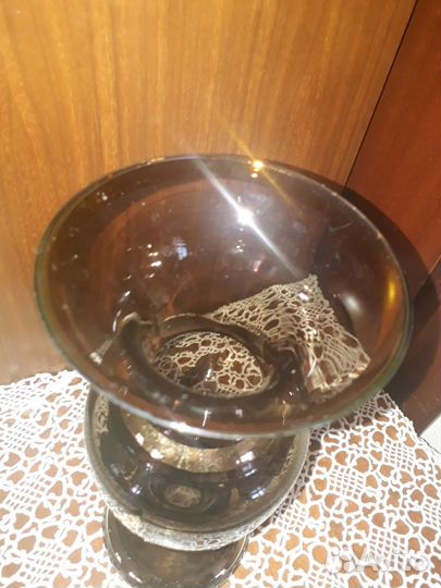 Ваза чешское стекло Богемия