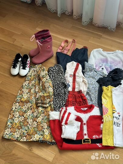 Вещи пакетом, 116р, на девочку