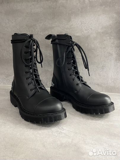 Ботинки Vetements Lace up Leather Boots Оригинал