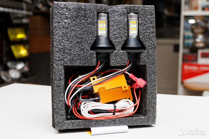 LED DRL в поворотник P21 (1156)