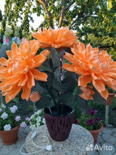 Тройной светильник ручной работы