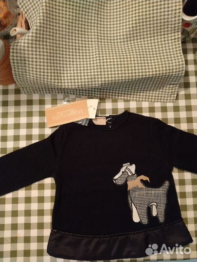 Костюм для девочки(кофта,сарафан,брюки)