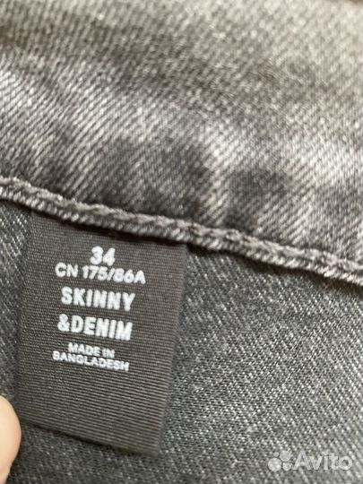 Джинсы h m мужские skinny