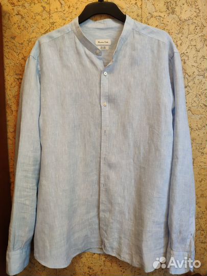 Massimo dutti рубашка мужская лен