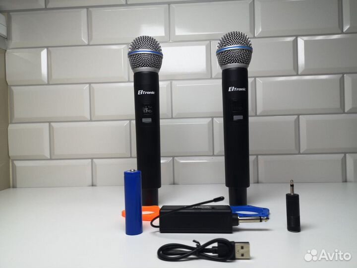 Набор беспроводных микрофонов eltronic (2 шт.)
