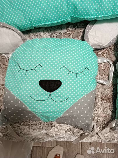 Бортики в детскую кроватку