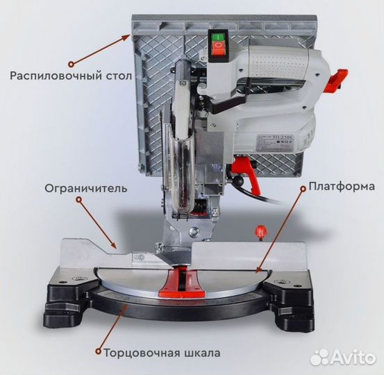 Торцовочная пила ресанта универсальная