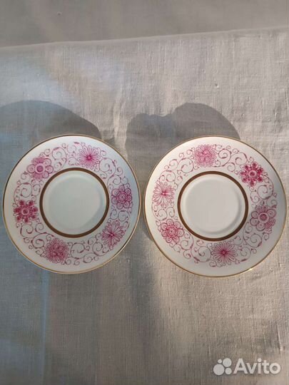 Фарфоровые блюдца СССР, розетки