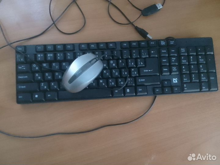 Клавиатура игровая мышка для пк офисная