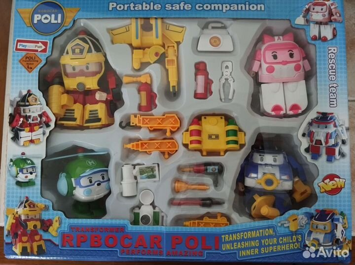 Игровой набор Полиробокар