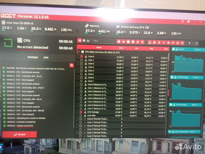 Процессор intel xeon E5-2650 V2