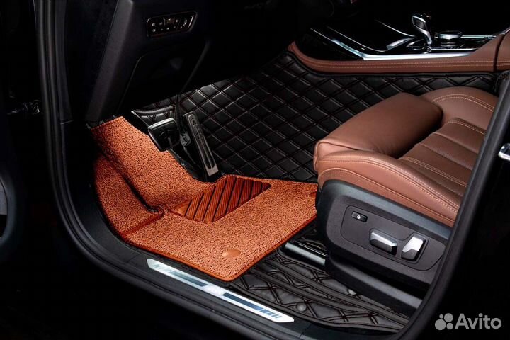 3D Коврики Range Rover Салон Багажник из Экокожи