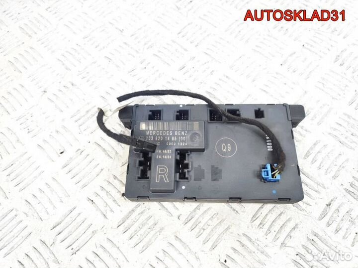 Блок комфорта п/п двери Mercedes W203 A2038201485