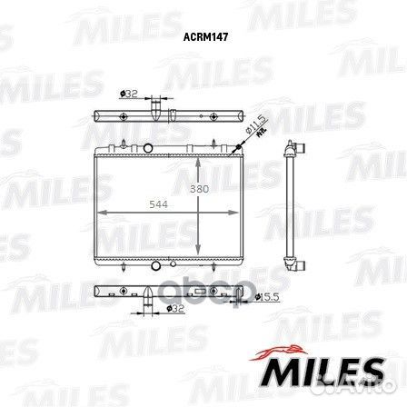 Радиатор citroen C4/C5 04- peugeot 307 03/ 308