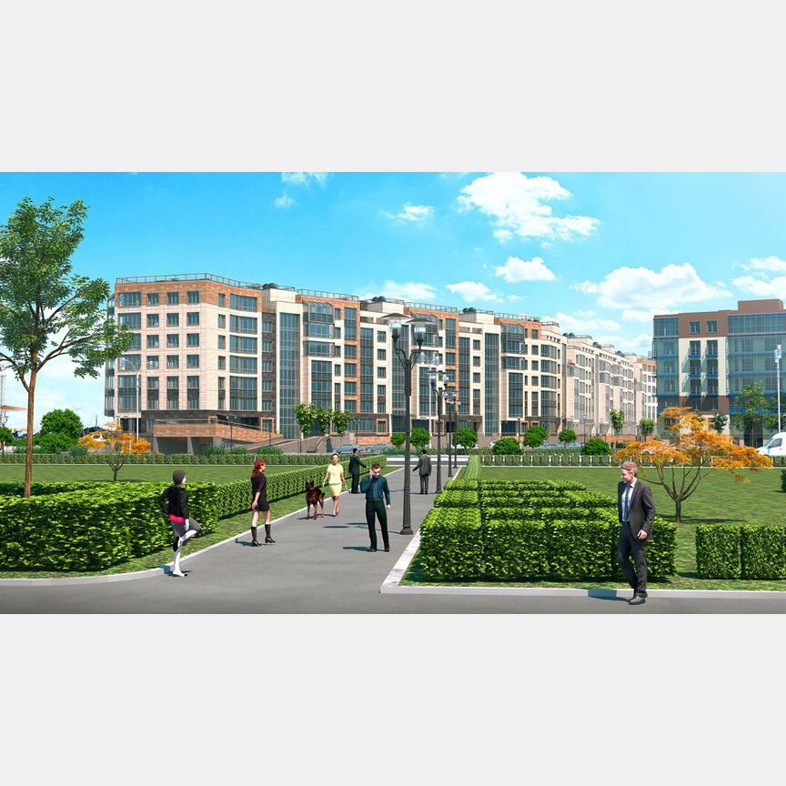 2-к. квартира, 58,3 м², 6/7 эт.