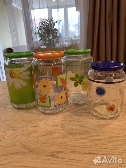 Банки стеклянные для сыпучих продуктов