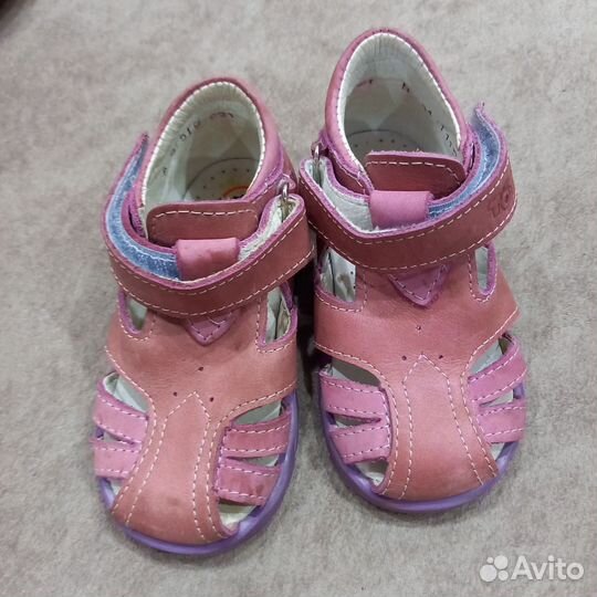 Сандалии 21 Totto для девочки натур кожа