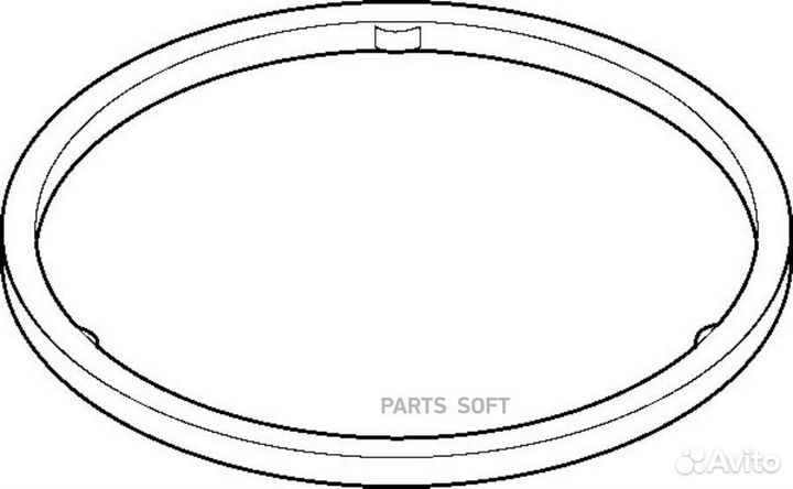 Elring 737660 Прокладка BMW 14- выпуск.сист. B38B1