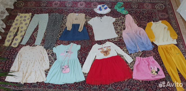 Вещи пакетом для девочки 116-122