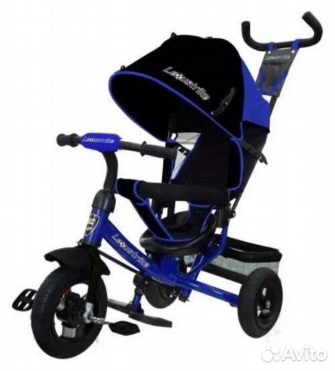 Велосипед 3кол Lexus Trike синий надув 10*8