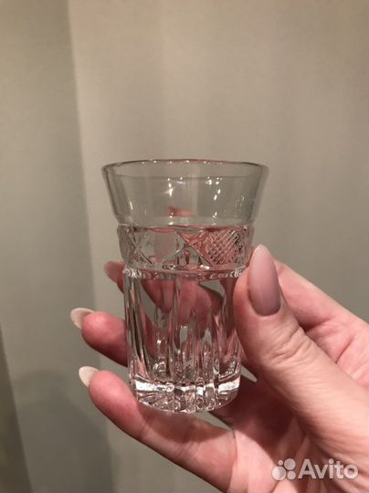 Хрустальные рюмки « Дятьковский хрусталь «новые