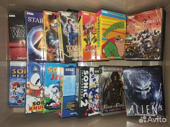 Картриджи Sega