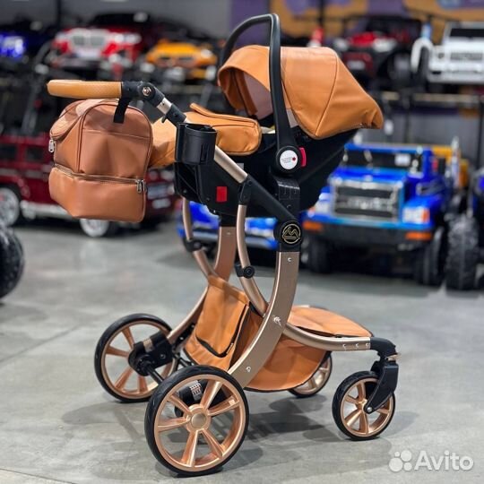 Коляска 3 в 1. Люкс мом 602/2. 3в1