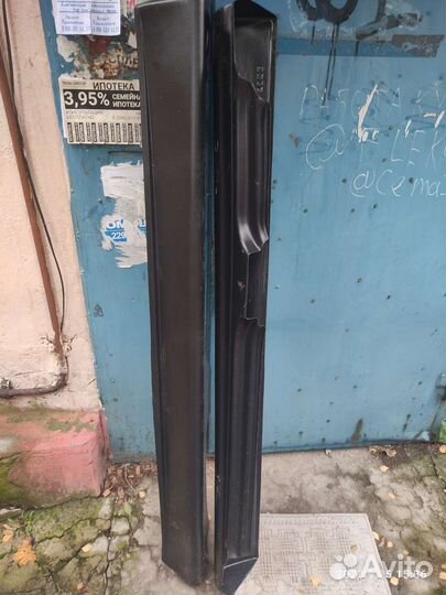 Накладки на пороги нива 5 дв