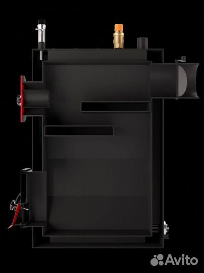 Твердотопливный котёл 65 квт