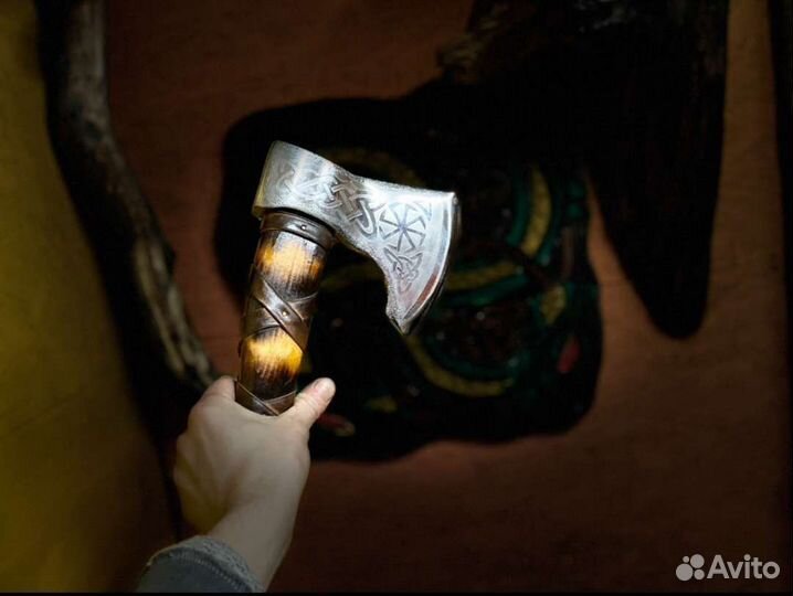 Топор ручной работы кованый