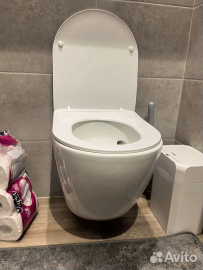 Подвесной унитаз без инсталляции am pm с дефектом