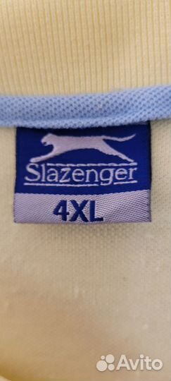 Майка поло мужская желтая Slazenger, 62-64 р