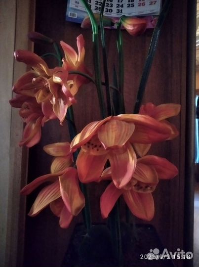 Светильник ночник цветы