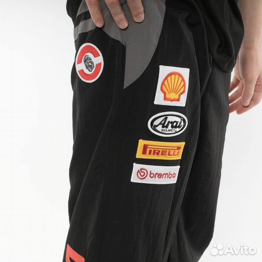 Спортивные штаны supreme x ducati черные